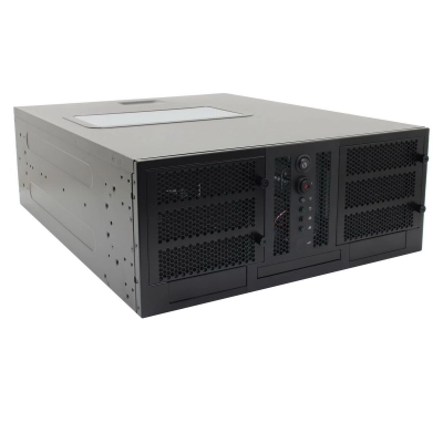 Корпус Chenbro 384-19019-Y11800 (RM41300-FS81U3) AS'Y Component,19-0209,5.25Bay 3+ 3.5Bay 5,W/12CM Fan