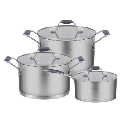 Набор кастрюль MAUNFELD Madison MF124MS01ST нерж