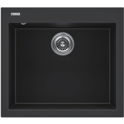 Кухонная мойка KUCHENSTERN Oben 60 (204BL20) черный