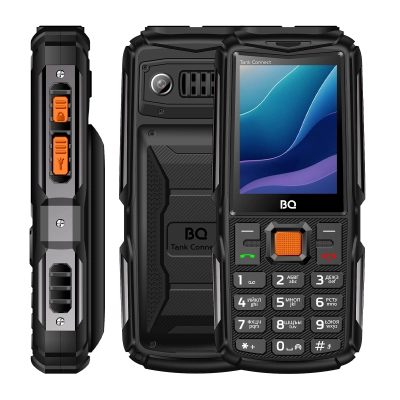 Телефон BQ 2430L Tank Connect Black+Gunmetal