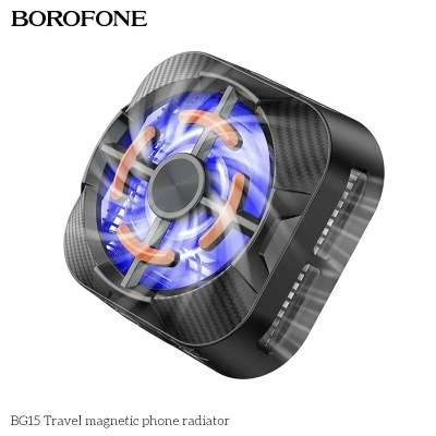 Кулер игровой (охлаждение) для смартфонов BOROFONE BG15 Travel magnetic phone radiator (черный)