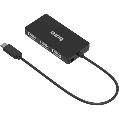 Разветвитель USB-C Buro BPH-C-1730 (BU-USBC-HUB-4U21) 4порт черный