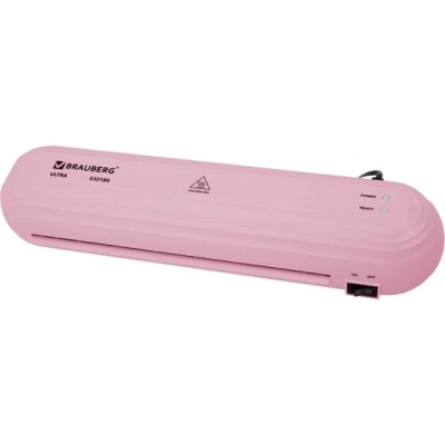 Ламинатор BRAUBERG Ultra PM235P 532186 A4 розовый