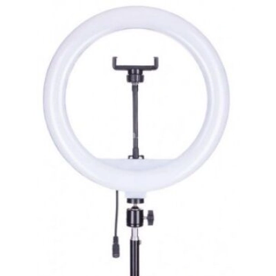 Кольцевая лампа QX-300 с пультом на проводе, диаметр 30см, в коробке (White)