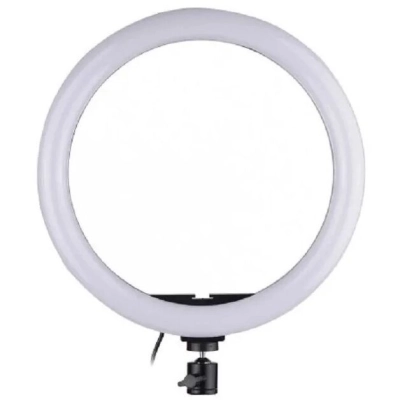 Кольцевая лампа QX-260 с пультом на проводе, диаметр 26см, в коробке (White)