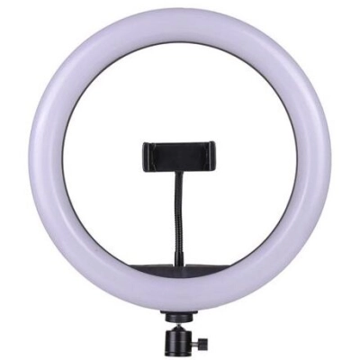 Кольцевая лампа M-33 с пультом на проводе, диаметр 33см, в коробке (White)