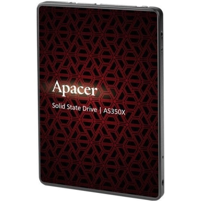 SSD Apacer PANTHER AS350X (AP256GAS350XR-1) 256Gb SATA 2.5 7mm, R560/W540 Mb/s, IOPS 80K, MTBF 1,5M, 3D NAND, Retail