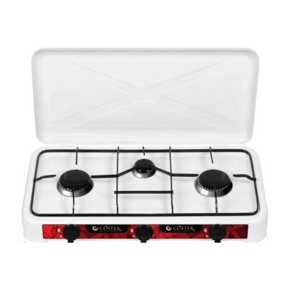 Настольная газовая плитка Centek CT-1522 белый