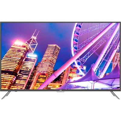 43 Телевизор JVC LT-43M790 черный 3840x2160, 4K Ultra HD, 60 Гц, Wi-Fi, Smart TV, Android TV