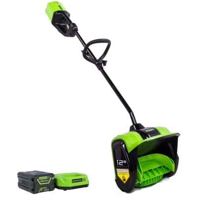 Снегоуборщик GreenWorks 60V с АКБ 4АЧ и ЗУ (2602607UB)