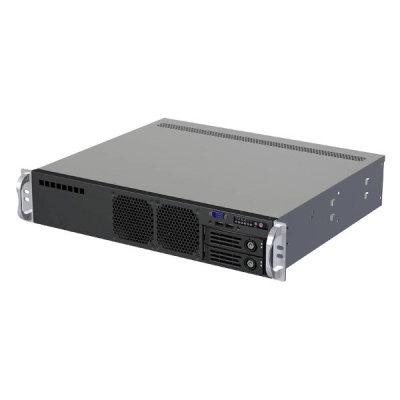 Корпус Ablecom CS-R27S-05P 2U chassis, ATX, Micro-ATX, Mini-ITX MBs, 2 x 3.5''hs + 3.5'' internal 1 2.5'' flex 500W, no rails