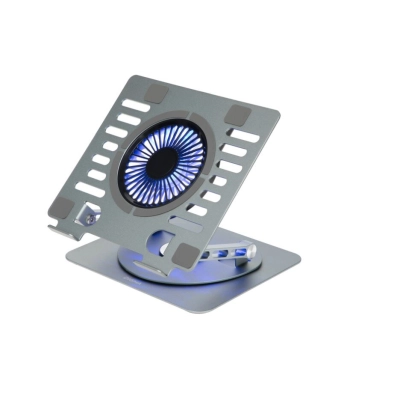 Подставка для ноутбука Digma D-NCP170-1xRGB110-360 серый