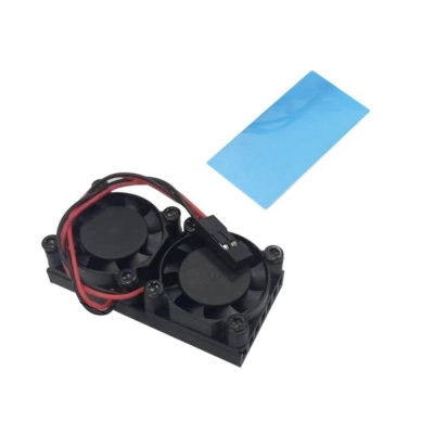 Вентилято ACD RA535 (RASP3409) Double Fans (25*25*7mm) + Radiator (50*25*5mm) for Raspberry Pi 3B+/4B (2 шт.)