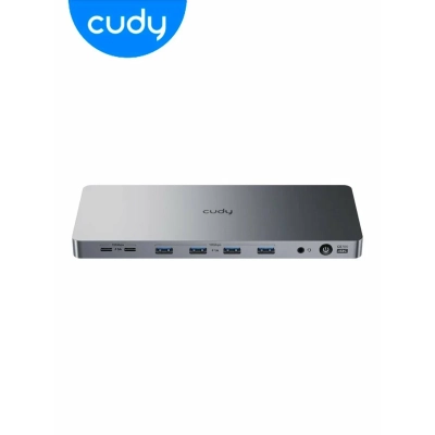 Док-станция Cudy CS700 13 в 1 для двух мониторов 4K с портом USB-C 10Гбит/​с и блоком питания 150Вт