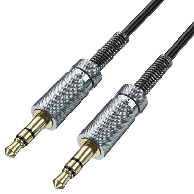 Дата-кабель HOCO UPA31 Cindy Spring Audio Cable AUX Black
