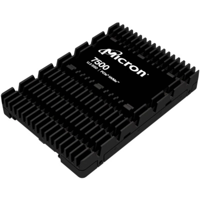 SSD Crucial 7500 Pro MTFDKCC15T3TGP-1BK1DABYY, 15360GB, U.3(2.5 15mm), NVMe, PCIe 4.0 x4, 3D TLC, R/​W 7000/​5900MB/​s