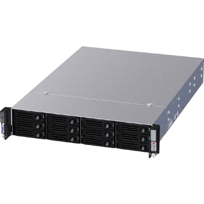 Корпус Ablecom CS-R26-16P 2U chassis 12 swap trays 12G BP, with 800WCRPS(1+1)/ 533mm depth AC R53 Slide Rail
