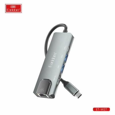 Адаптер Earldom ET-W27 HDTV USB-C серебро