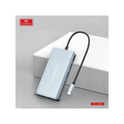 Адаптер Earldom ET-W29 HDTV USB-C серебро