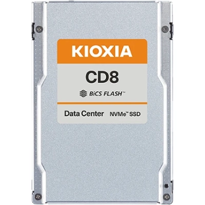 SSD KIOXIA CD8-V KCD81VUG3T20 2,5(SFF/​U.2), 3200GB (3.2TB), NVMe 1.4/​PCIe 4.0 1x4, R7200/​W3800MB/​s, IOPS(R4K) 1250K/​340K