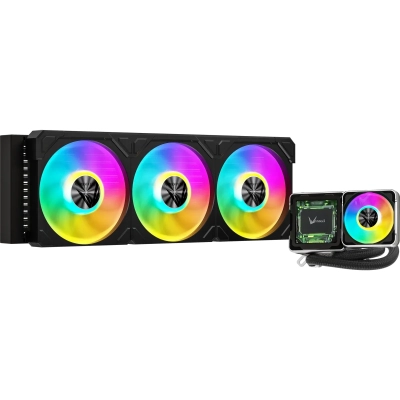 СВО Formula V Line Cryo Wing Digi 360 BK, 360mm, LCD 2.73, 3x120mm, ARGB fans, LGA115X/​1200/​1700/​1851/​1366/​2011/​2066, AM3/​AM4