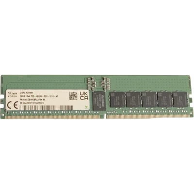 ОЗУ Hynix HMCG84MEBRA174N DDR5 32GB RDIMM 4800Mbps ECC Registered x4, 1 year, OEM