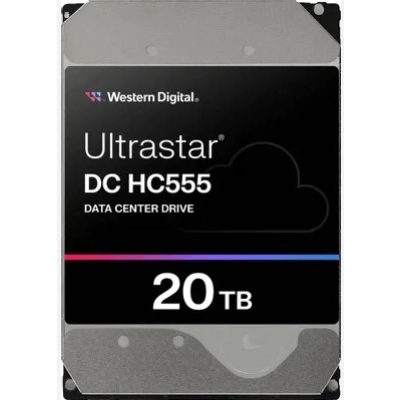 HDD WD Ultrastar DC HC555 (WUH722020CLE6L4) 20TB (SATA 3.5/​7200/​512Mb/​6Gbs)