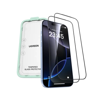 Защитное стекло UGREEN SP1145 (95447) Tempered Glass Screen Protector for iPhone 17 Air 6,5'' 2-Pack Transparent