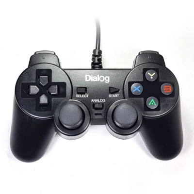 Геймпад Dialog Action GP-A12 (вибрация, 12 кнопок, PC, USB) (black) (243558)