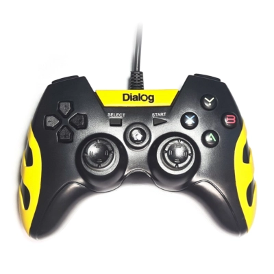 Геймпад Dialog Action GP-A30 (вибрация, 12 кнопок, PC, USB) (black) (243561)