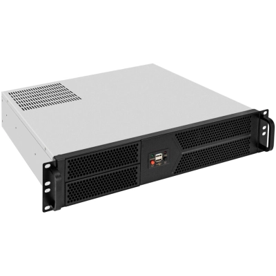 Корпус Exegate Pro 2U400-04 (EX298534RUS) 2U RM 19, глубина 400, БП 1000PPH-SE, 2*USB