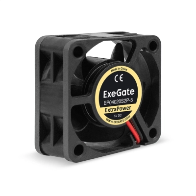 Вентилятор ExeGate ExtraPower EP04020S2P-5 EX295197RUS (40x40x20 мм, Sleeve bearing (подшипник скольжения), 2pin, 7000RPM, 30.5dBA)