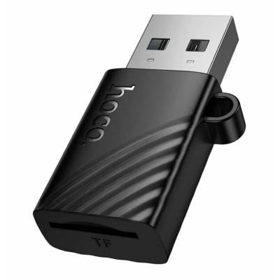 Кардридер HOCO HB53 USB mini TF card reader 2.0 (черный)