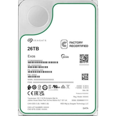 HDD Seagate Exos X26 ST26000NM000C SATA 26Tb 7200 6Gb/​s 512Mb 1 year warranty