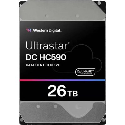 HDD WD Ultrastar DC HC590 26TB 0F65672 WUH722626ALE6L4 Server SATA-III 4KN (7200rpm) 512Mb 3.5
