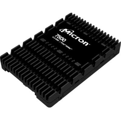 SSD MICRON 7500 Max MTFDKCC6T4TGQ-1BK1JABYY PCIE 6.4TB U.3 NVMe 7000/​5900 3DWPD