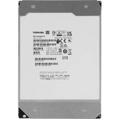HDD Toshiba MG10 MD10ACA20TC 3.5 20TB Series SATA 6Gb/​s, 7200rpm, 512MB, CMR, Helium, Bulk