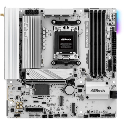 Материнская плата ASROCK B850M Pro RS Wifi White