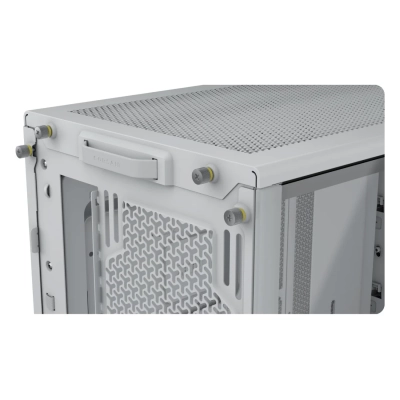 Корпус Corsair Frame 4000D RS (CC-9011313-WW), без БП, Midi-Tower, TG, 3x120mm, 2xUSB-A 3.2, 1xUSB Type-C, E-ATX, ATX, mITX White