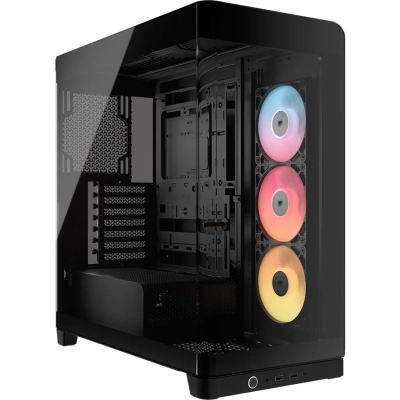 Корпус Corsair Frame 4500X RS-R ARGB (CC-9011314-WW), без БП, Midi-Tower, TG, 3x120mm reverse fans, 2xUSB-A 3.2, 1xUSB Type-C, E-ATX
