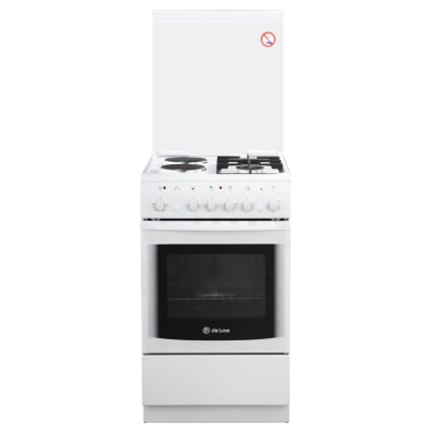 Плита De Luxe 506022.05гэ(кр) ЧР-030 белый