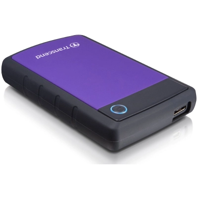 Внешний HDD Transcend USB 3.0 4Tb TS4TSJ25H3P StoreJet 25H3 (5400rpm) 2.5 фиолетовый