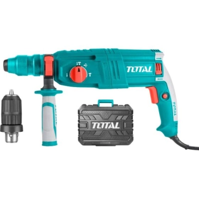 Перфоратор TOTAL TH308268-2 SDS+ 800Вт, 2,5Дж, 3 реж., д.сверл 26 мм -2