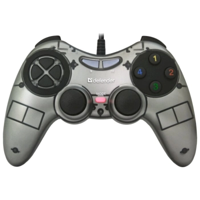 Геймпад Defender Zoom, USB Xinput, 10 кнопок, 2 стика, кабель: 1,8 м