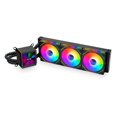 СВО Lian Li GA II LCD SL-INF 360 Black (GA2ALCD36INB) / G89.GA2ALCD36INB.R0 3x120mm ARGB PWM Fans