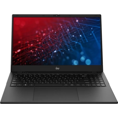 Ноутбук IRU Planio 15ING-2140829-FreeDOS Celeron N4500 8Gb SSD256Gb Intel UHD Graphics 15.6 IPS FHD (1920x1080) black WiFi BT Cam 6000mAh