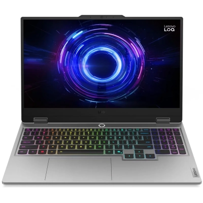 Ноутбук Lenovo LOQ 15IRX10 (83JE002LUS-Win11)LJIntel Core i7-13650HX/​16Gb/​SSD512Gb/​RTX5060 8Gb (100W)/​15.6/​IPS/​FHD/​1920x1080/​144Hz/​(SL Eng)/​Luna Grey