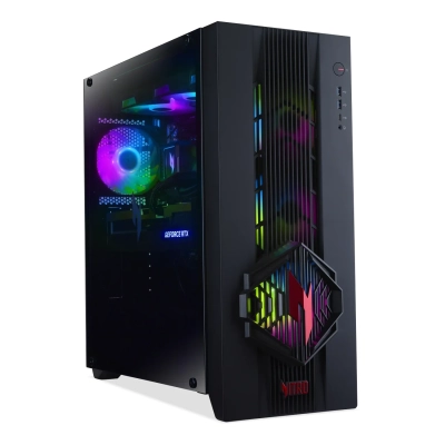 ПК Acer Nitro 70 N70X3D-100 (DG.E5ACD.009) AMD Ryzen 9 9900X3D/​32Gb/​SSD1Tb/​RTX5070 12Gb/​PSU 1200W/​NoOS/​Black