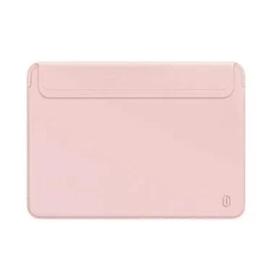 Сумка чехол для ноутбука WiWU Skin Pro II Leather Sleeve 13.3'' для Apple MacBook Air 13 (2018 - 2025)/​MacBook Pro 13 (2016 - 2022) (Light Pink)