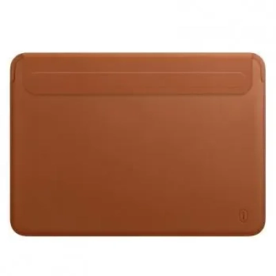 Сумка чехол для ноутбука WiWU Skin Pro II Leather Sleeve 14.2'' для Apple MacBook Pro 14 (2021 - 2026) (Brown)